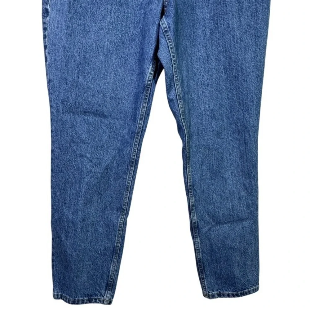 Everlane The Curvy 90s Cheeky Straight Jean Northridge Blue Organic Cotton Sz 32
